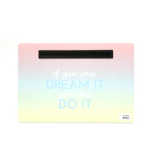 Pastel Lap Table Desk with Inspirational Quote