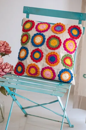 Prakriti Cushion Cover ~ Floral Garden