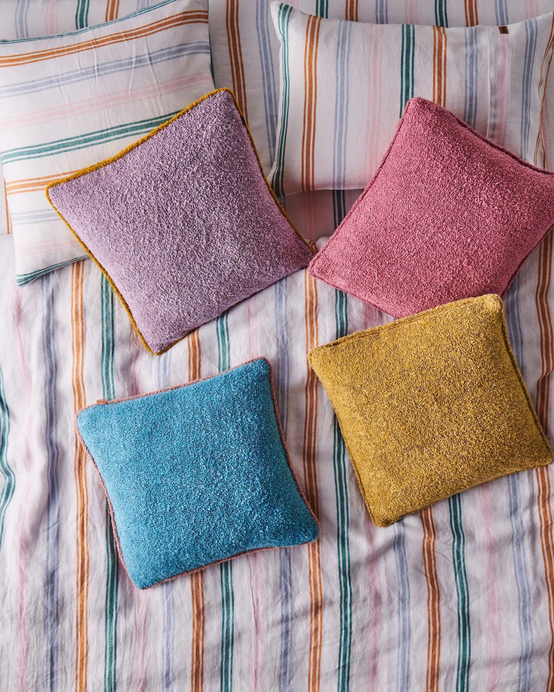 Provence Square Boucle Cushion