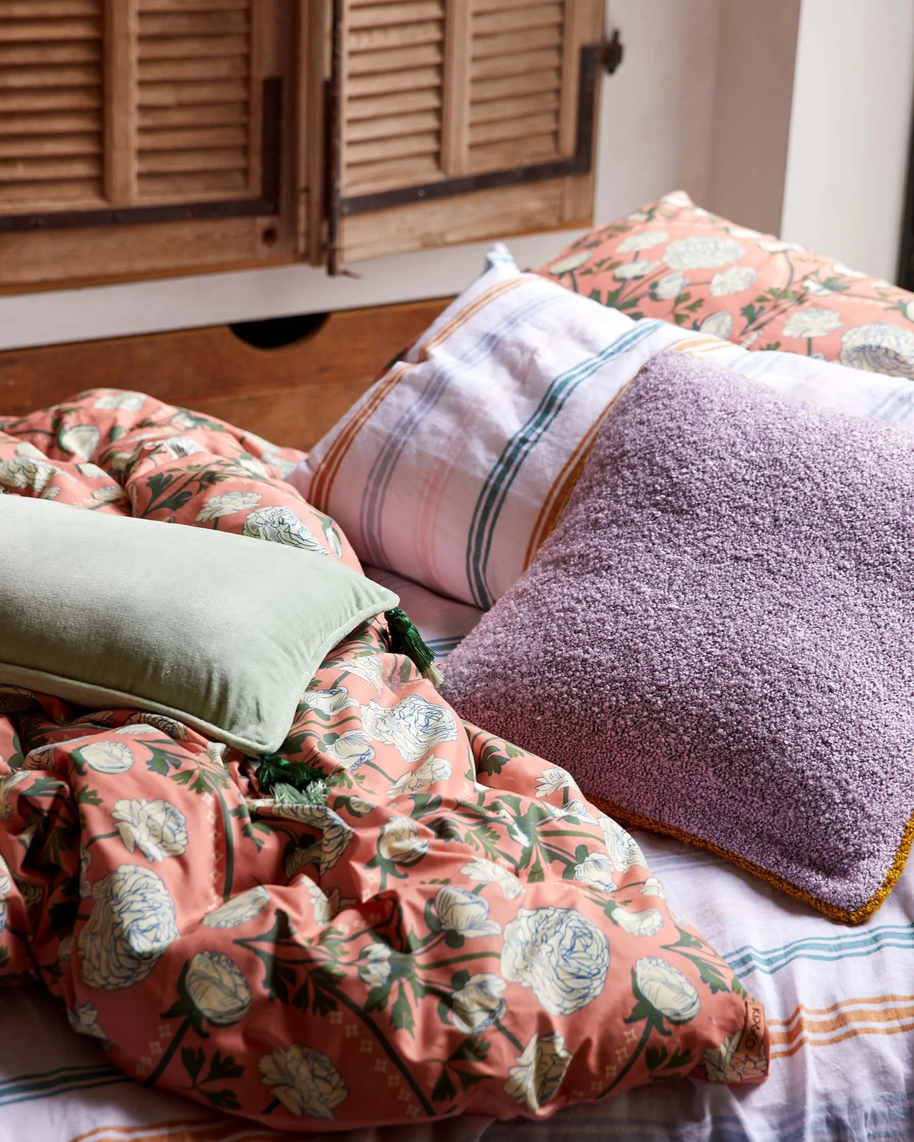 Provence Square Boucle Cushion