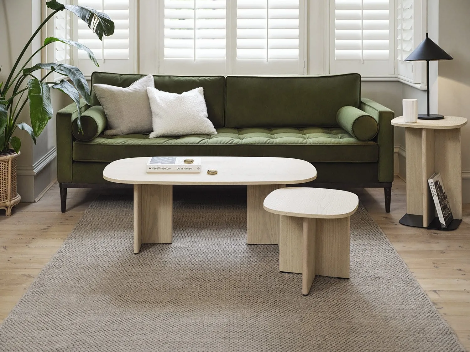 Refurbished Model B Modern Wood Coffee Table