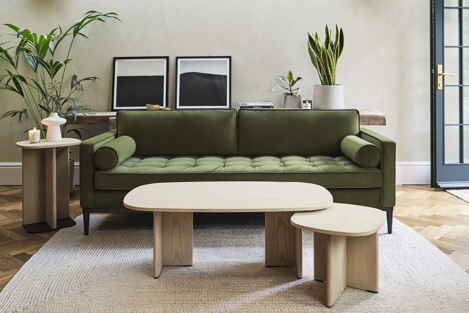 Refurbished Model B Modern Wood Coffee Table