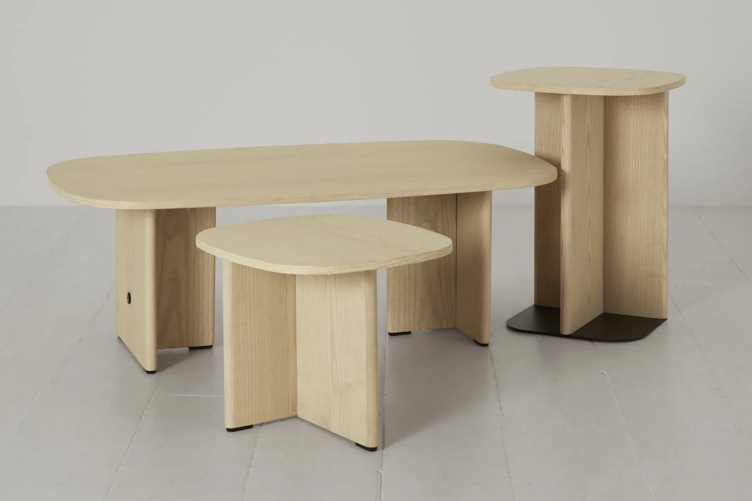 Refurbished Model B Modern Wood Coffee Table