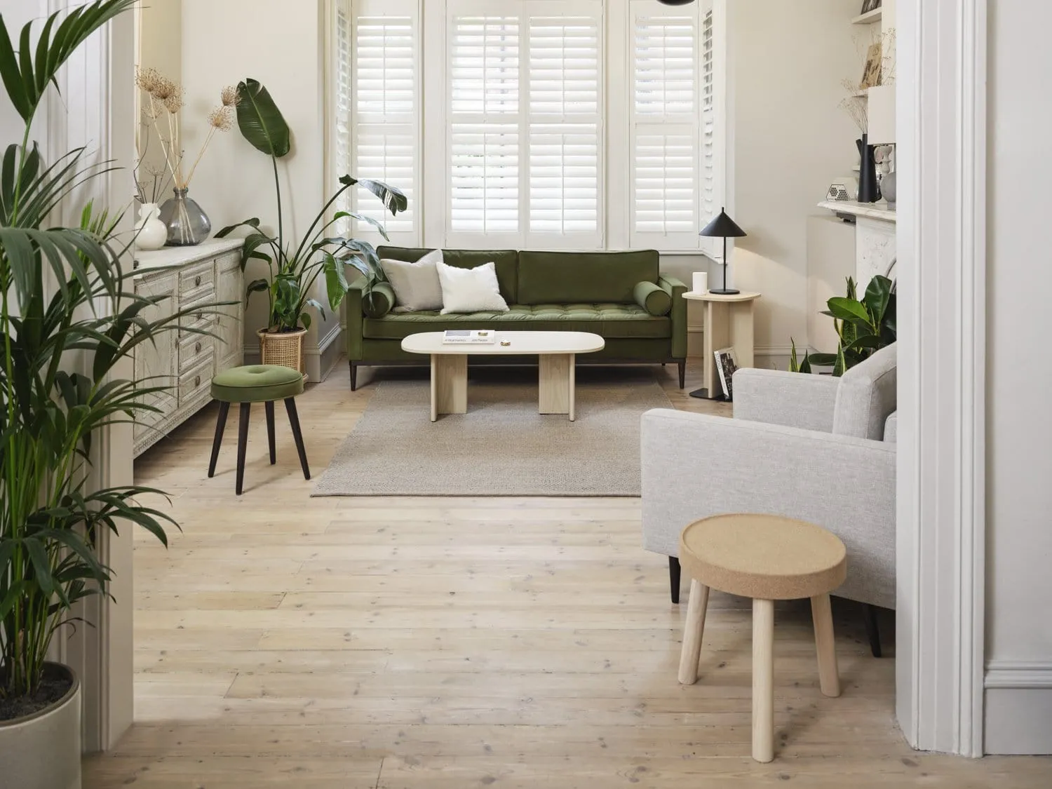 Refurbished Model B Modern Wood Coffee Table