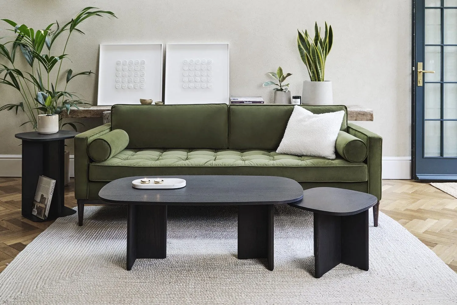 Refurbished Model B Modern Wood Coffee Table