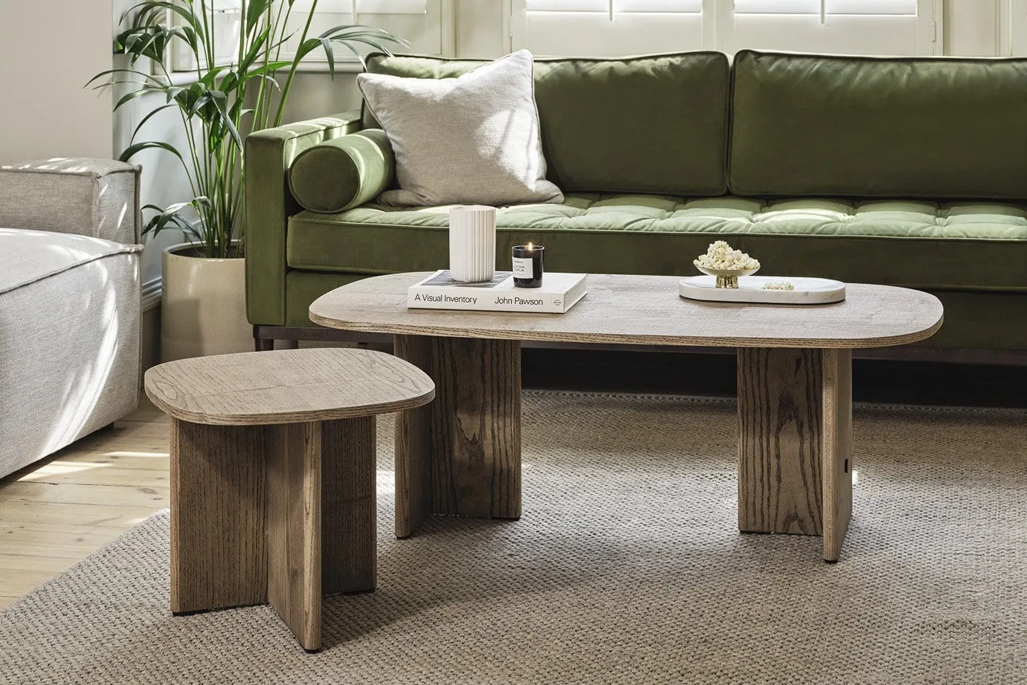 Refurbished Model B Modern Wood Coffee Table