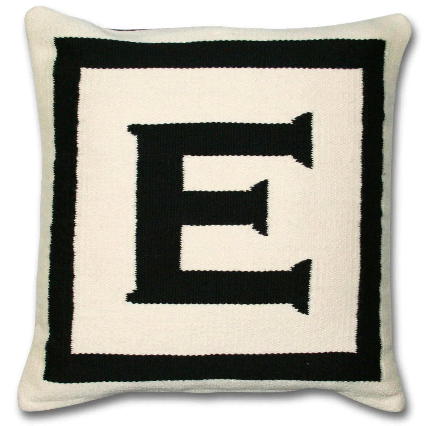 Reversible Letter Throw Pillow