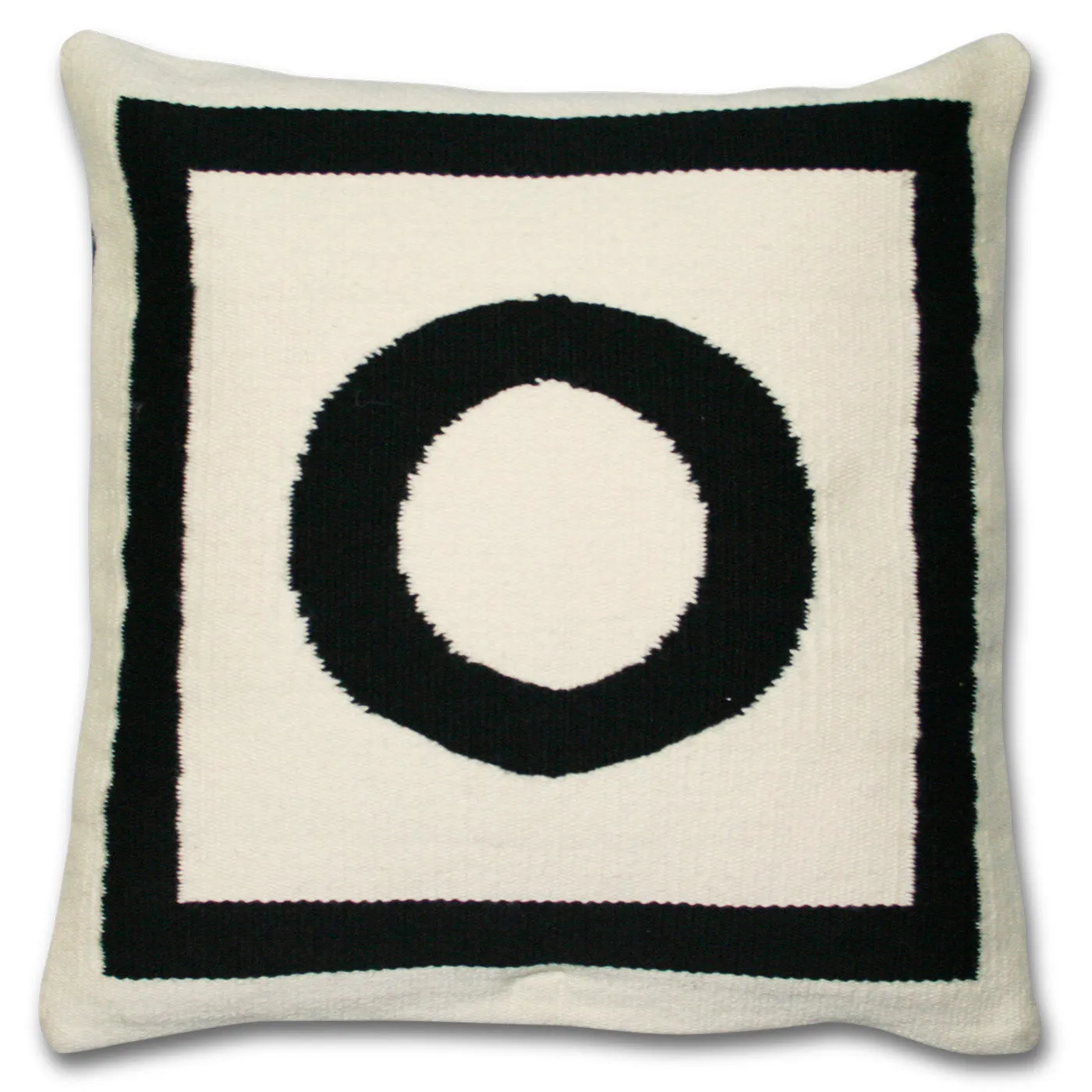 Reversible Letter Throw Pillow