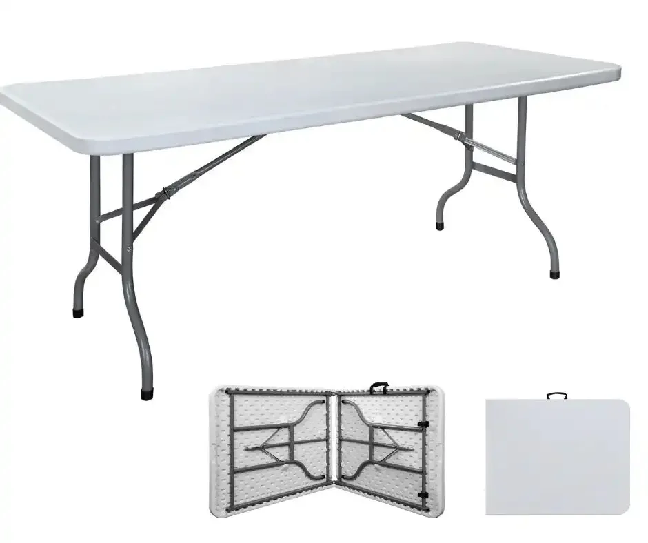 RF 183 - Rectangular Folding In Half Table 183 cm