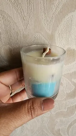 SCIIAN Candle | Scented Glass Candles | Candle for Home Decor | Home Decorative Item | Cinnamon Candle | Warm and Relaxing Fragrance for Home | Decoration Candles | Pack of 6