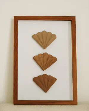 Sea Shell Wooden Wall Art - Framed | By CallaForma