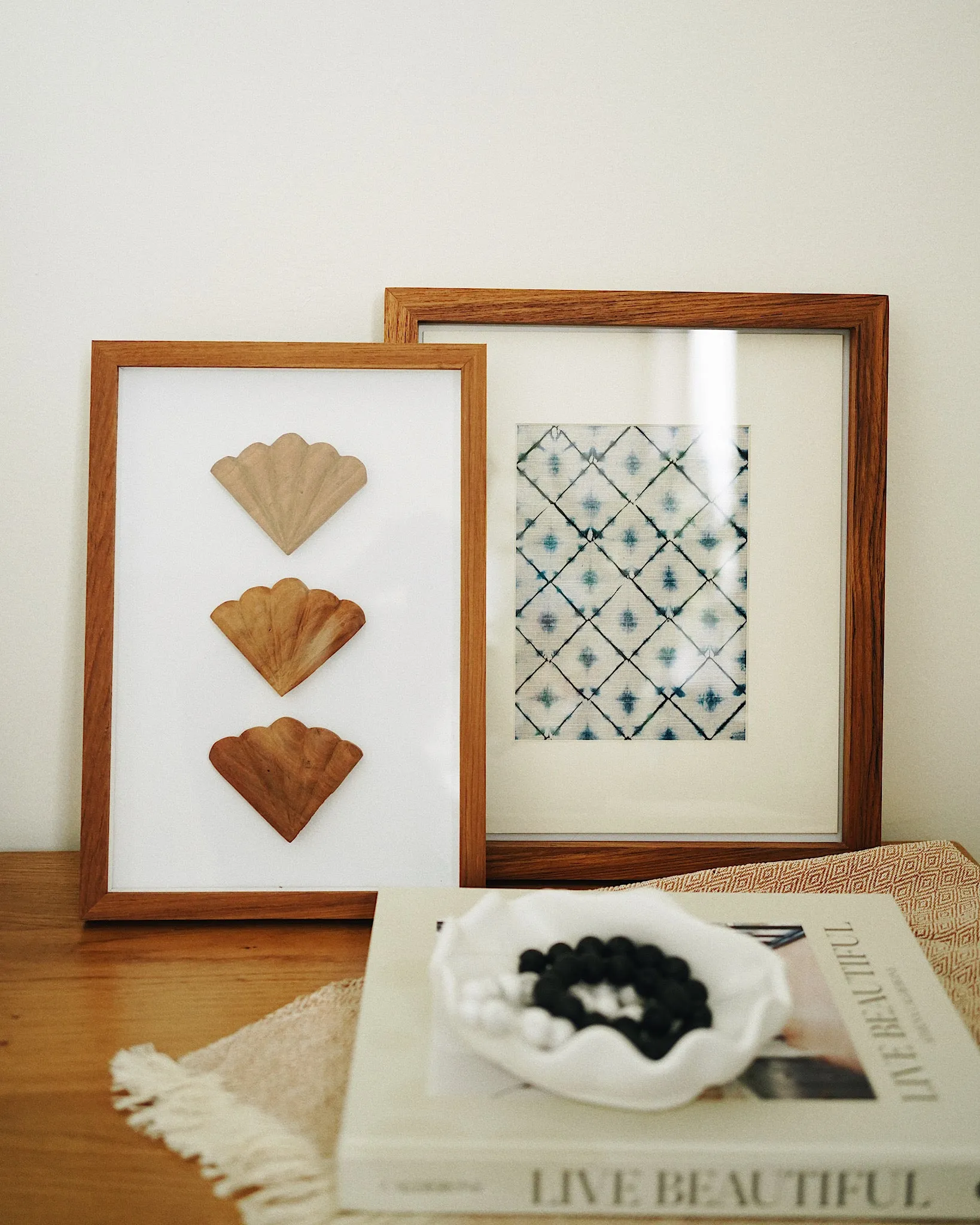 Sea Shell Wooden Wall Art - Framed | By CallaForma