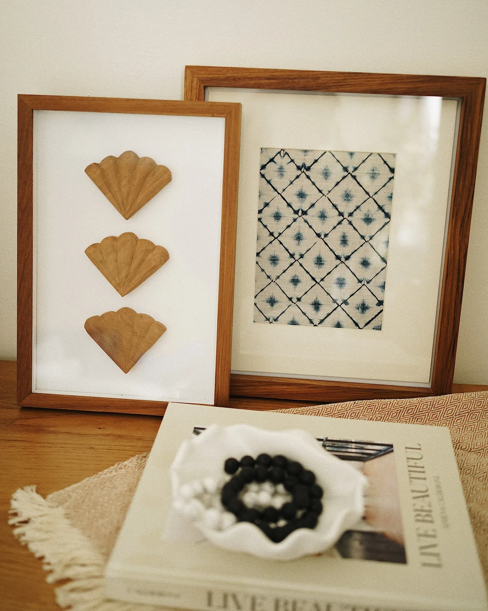 Sea Shell Wooden Wall Art - Framed | By CallaForma