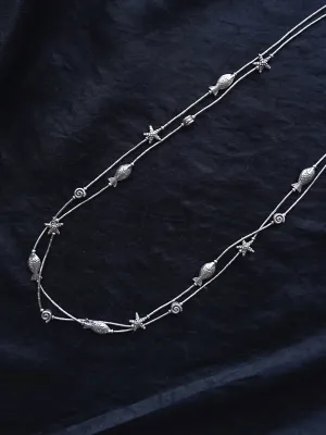 Silver necklace - Marine