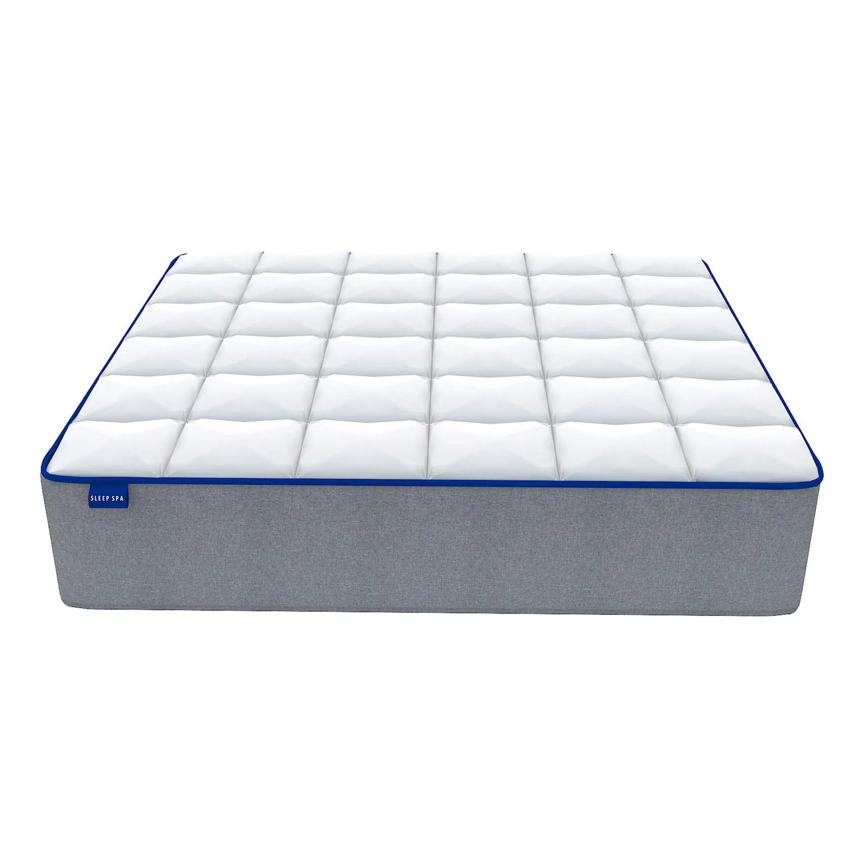 SLEEPSPA by COIRFIT MEMO-X 8' Inch Single Size Memory Foam Mattress | Provides Comfort, Back and Spinal Support | Pressure Relieving, Firm, Breathable, Quilted Knitted Fabric (72x42x8, White)