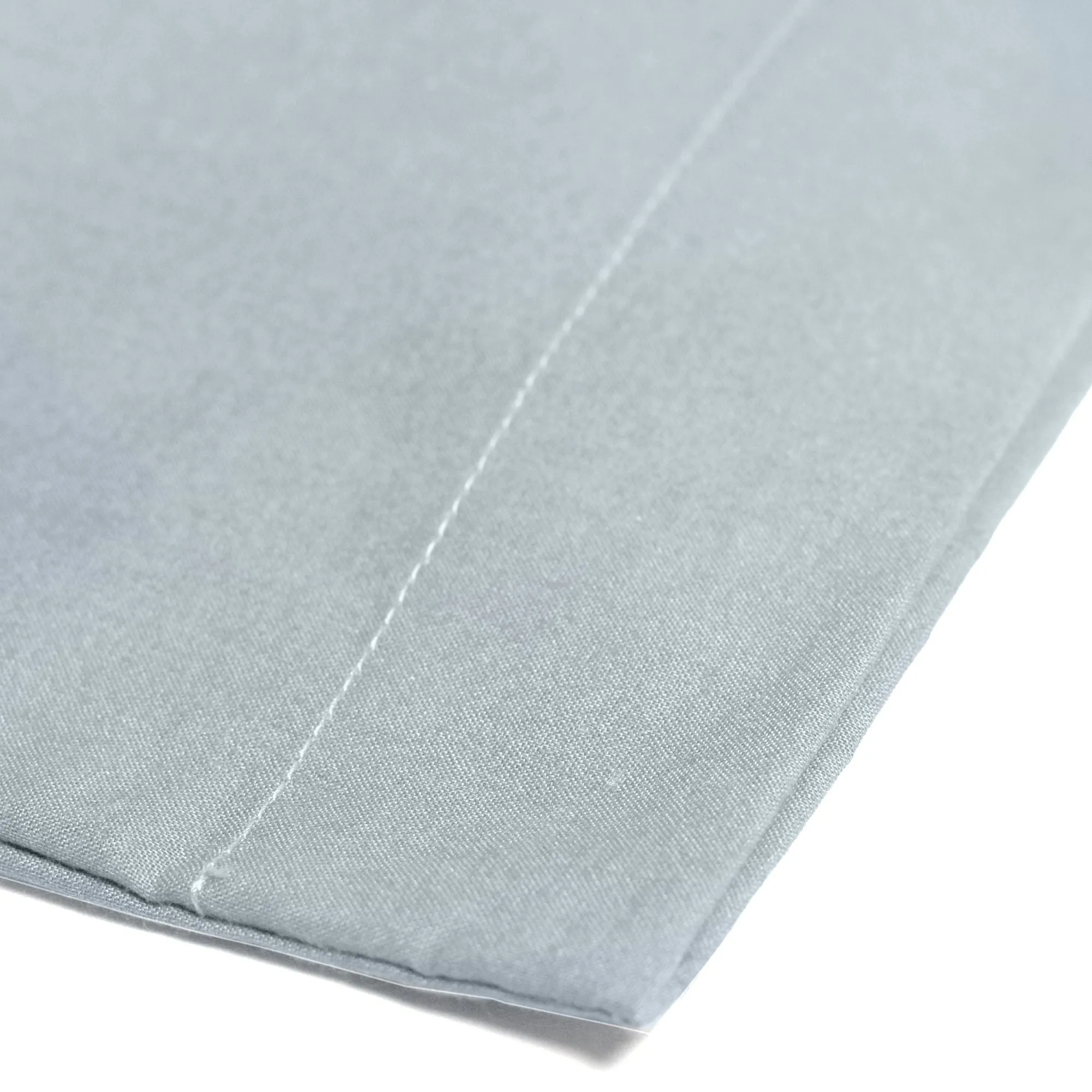 Soft touch microfibre Pair of Housewife Pillowcases by Serene in Duck Egg 50 x 75cm