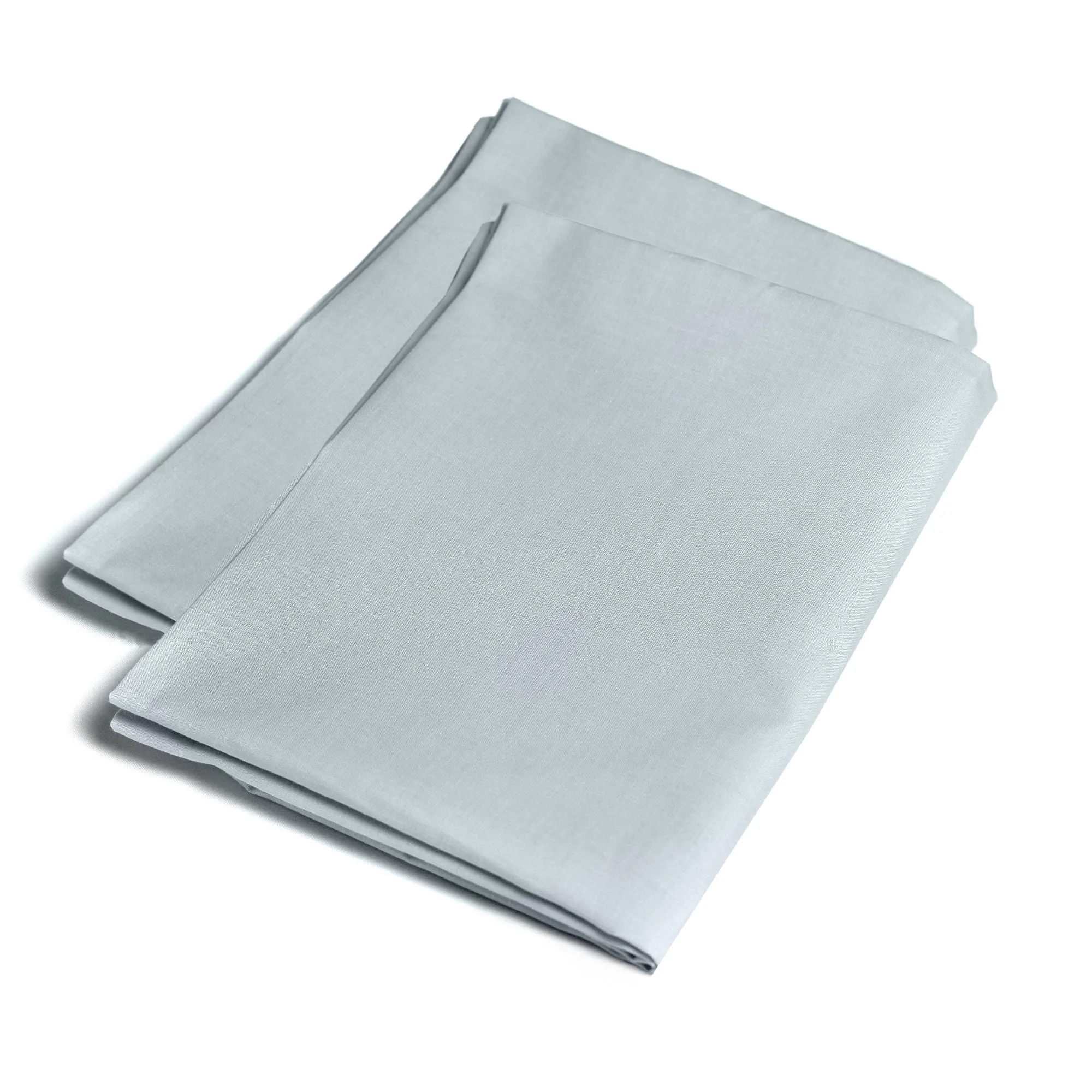 Soft touch microfibre Pair of Housewife Pillowcases by Serene in Duck Egg 50 x 75cm