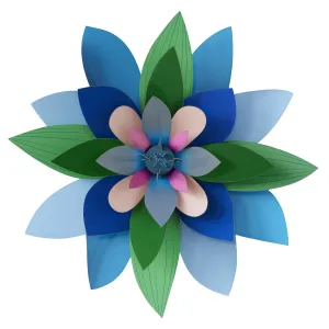 Studio Roof Deluxe Plum Granita Flower Wall Art