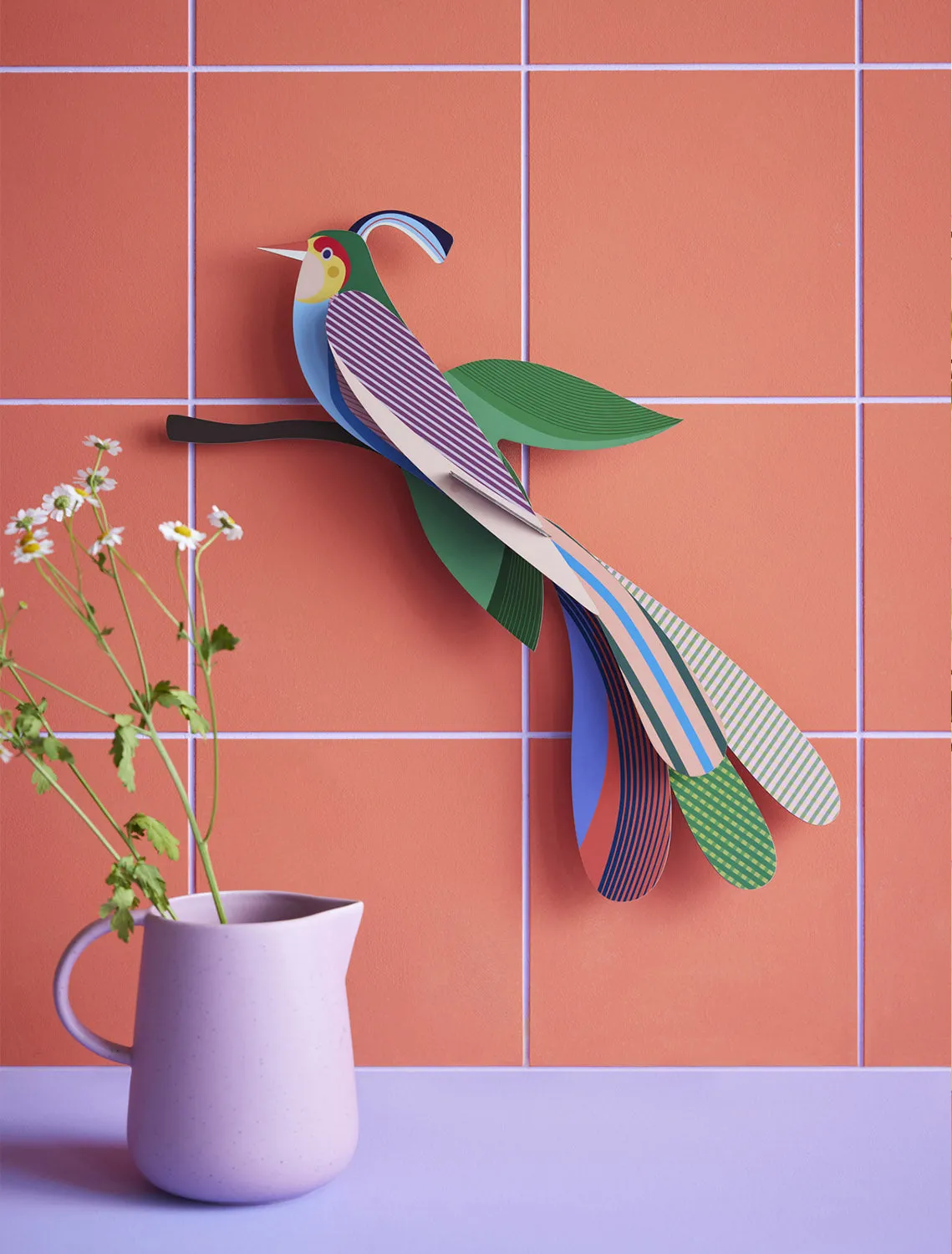 Studio Roof Paradise Bird Cardboard Model - Maya