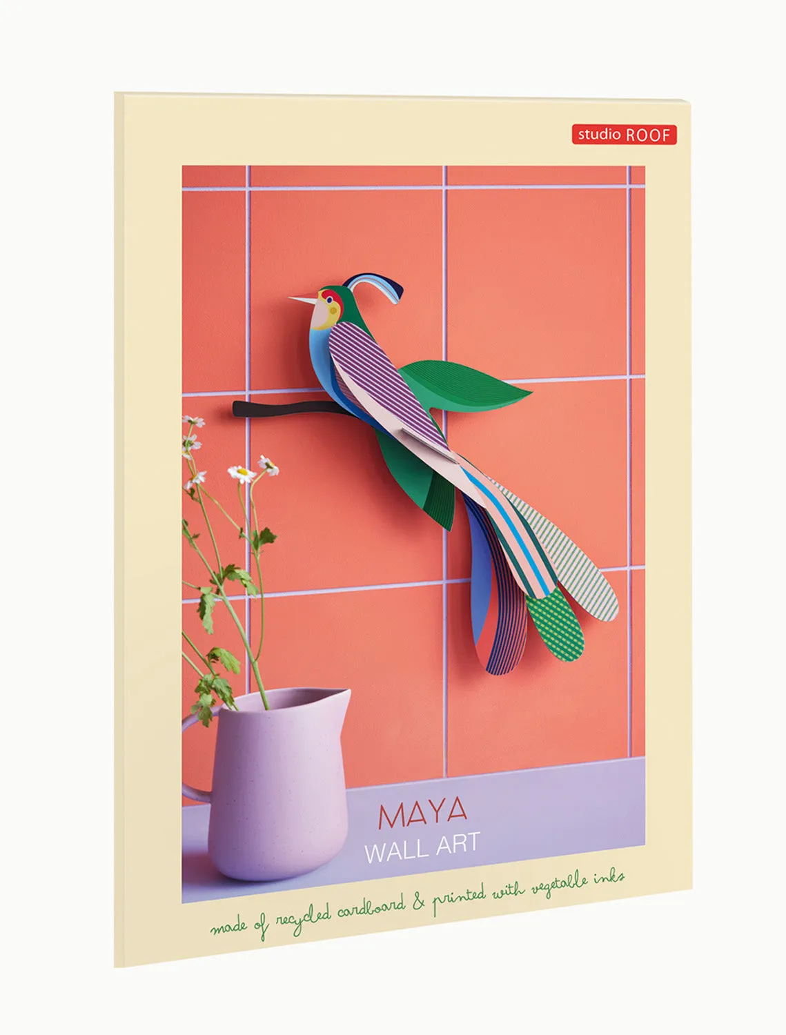 Studio Roof Paradise Bird Cardboard Model - Maya