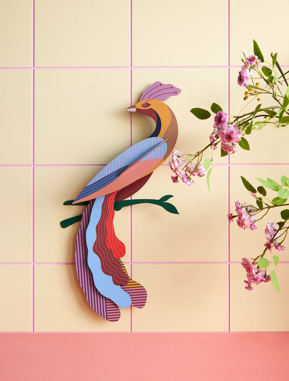Studio Roof Paradise Bird Cardboard Model - Nusa