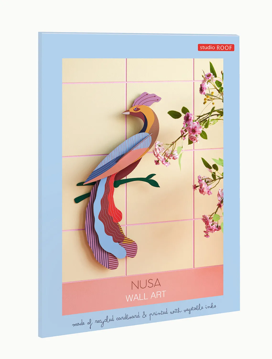 Studio Roof Paradise Bird Cardboard Model - Nusa