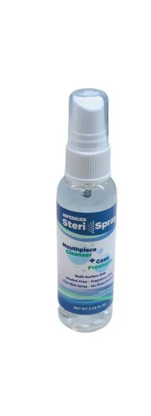 Superslick Steri Spray Sanitizer spray fine mist no rinse formula 2 oz
