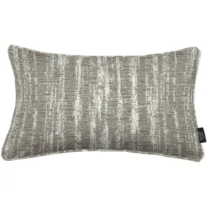 Textured Chenille Silver Grey Pillow