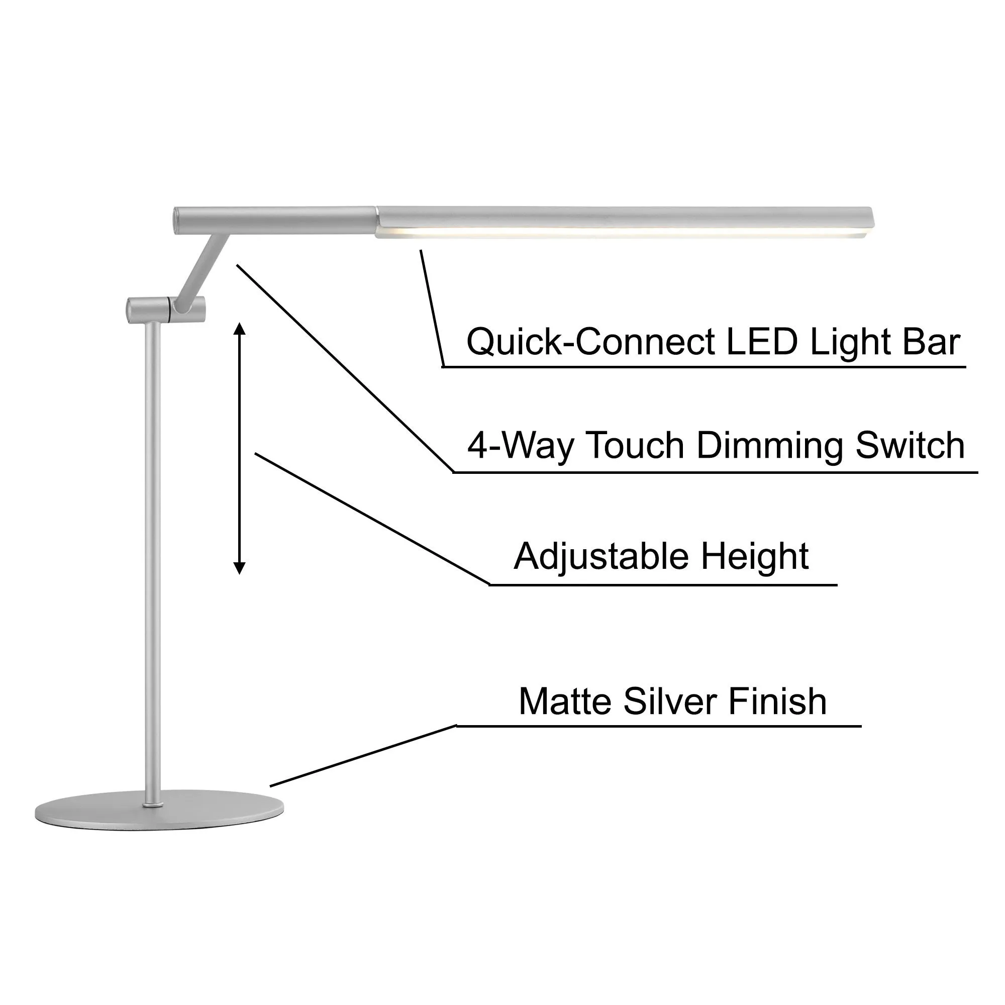 TILLA Horizontal Desk and Table Lamp