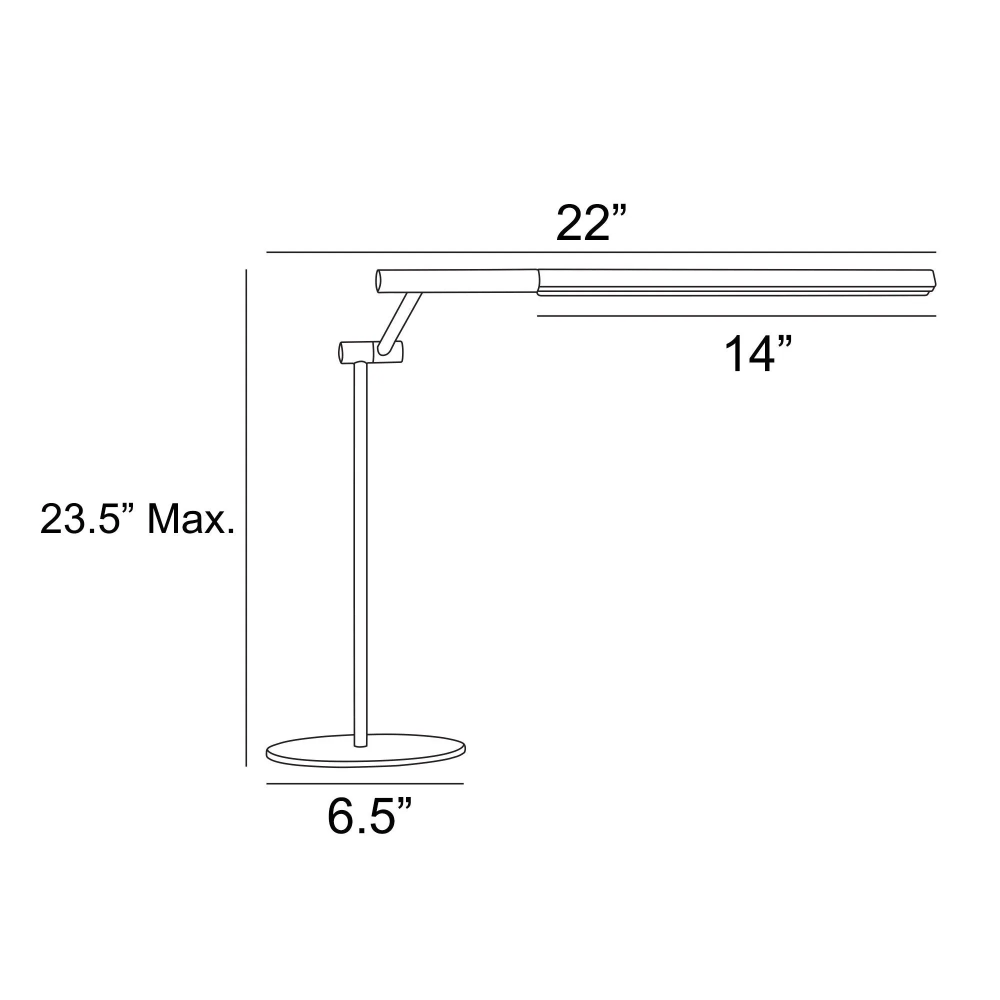 TILLA Horizontal Desk and Table Lamp