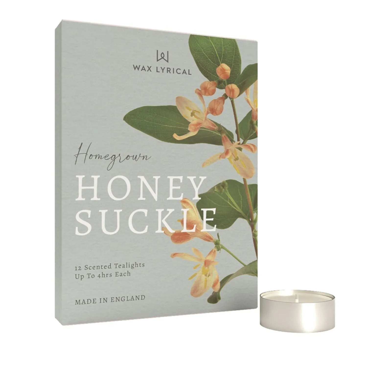 Wax Lyrical Honeysuckle Scented Tea Lights (Pack of 12) - HG0103
