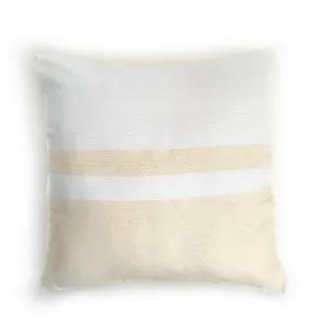 Woven Throw Pillow Cover  - Natural with Natural