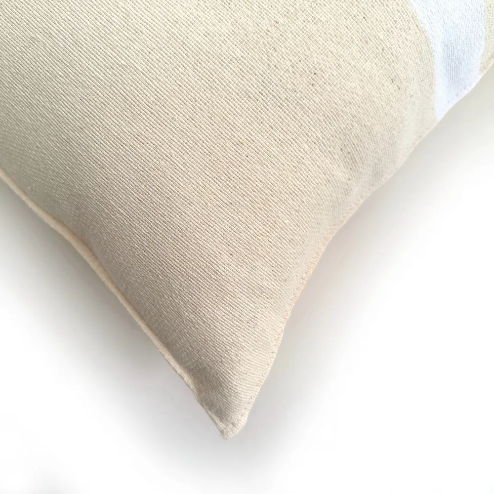 Woven Throw Pillow Cover  - Natural with Natural